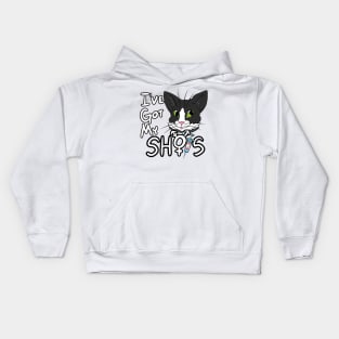 I've Got My Shots (Tuxedo Cat, HRT) Kids Hoodie